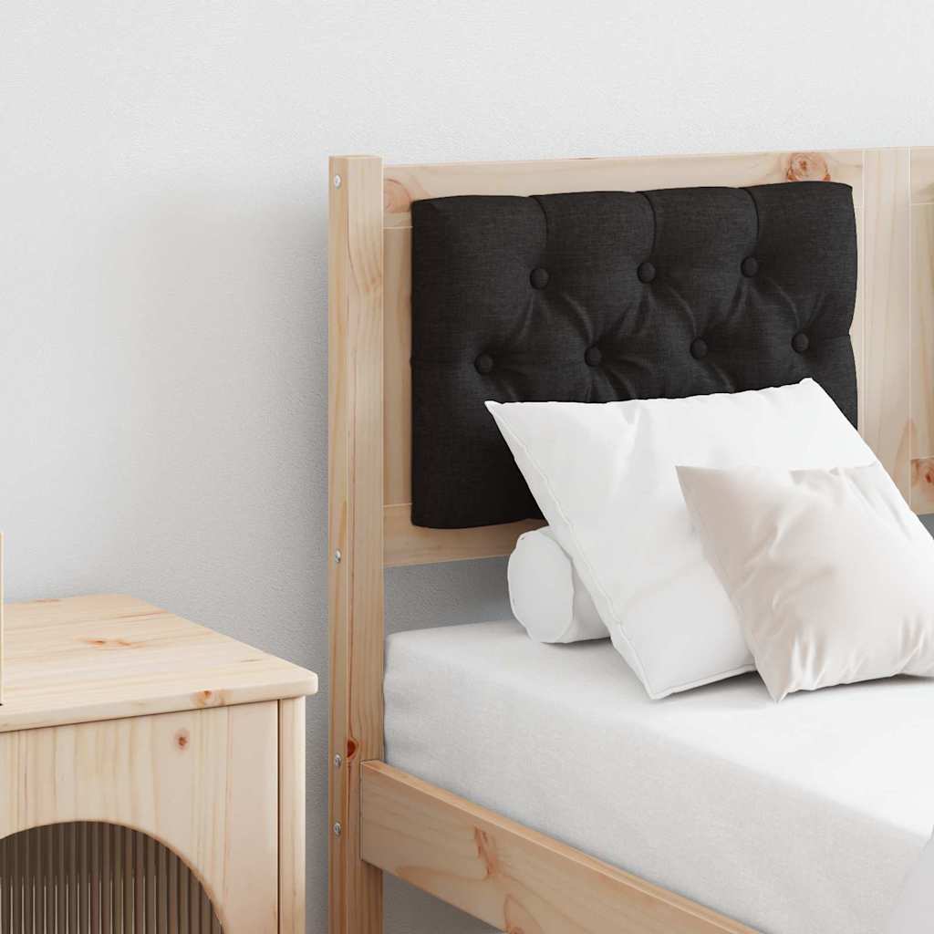 Kopfteil Sonstiges Braun und Schwarz 120 cm Massivholz Kiefer