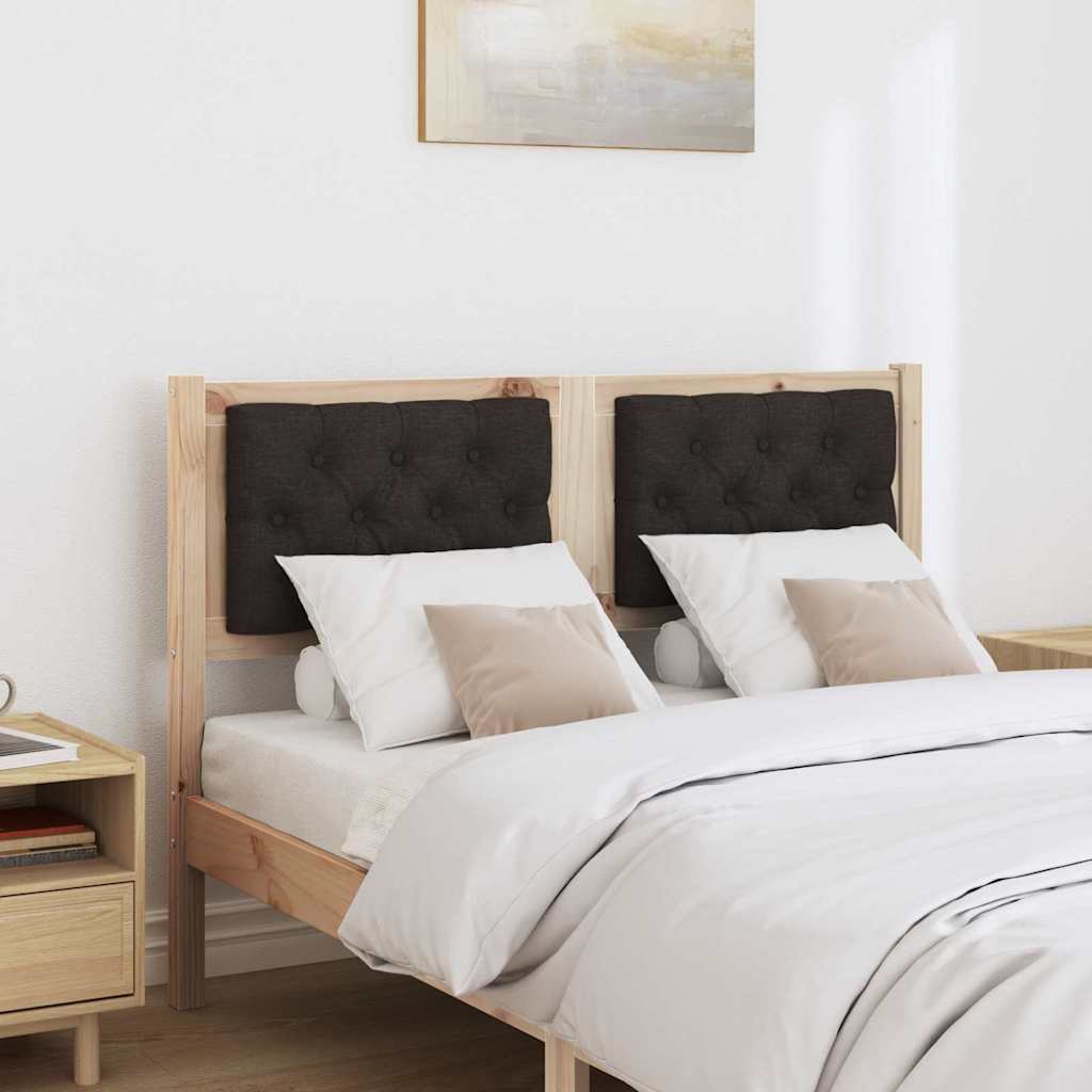 Kopfteil Sonstiges Braun und Schwarz 120 cm Massivholz Kiefer