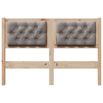 Kopfteil Sonstiges Braun und Taupe 120 cm Massivholz Kiefer