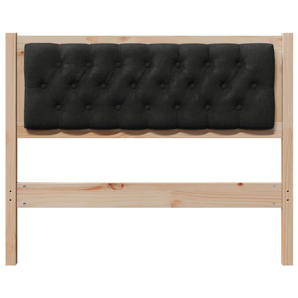 Kopfteil Sonstiges Braun und Schwarz 100 cm Massivholz Kiefer