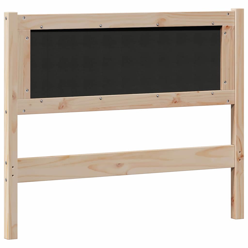 Kopfteil Sonstiges Braun und Taupe 100 cm Massivholz Kiefer