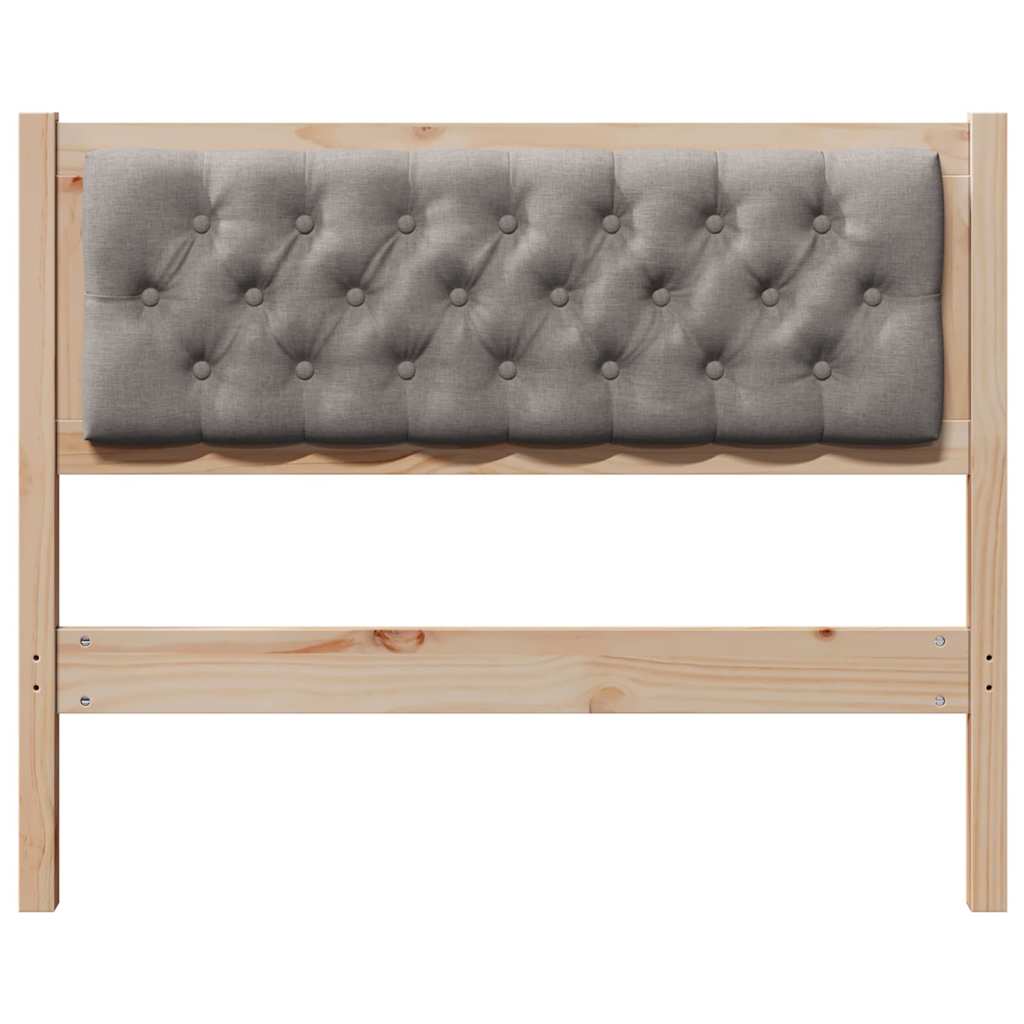 Kopfteil Sonstiges Braun und Taupe 100 cm Massivholz Kiefer