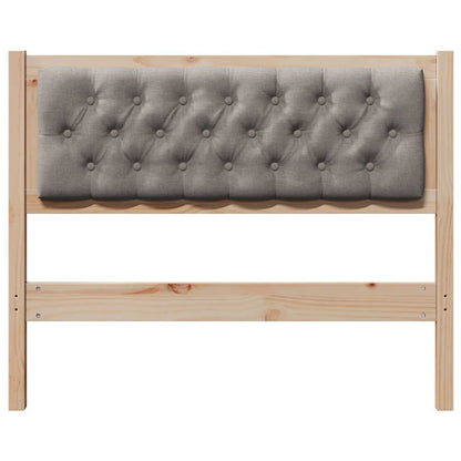 Kopfteil Sonstiges Braun und Taupe 100 cm Massivholz Kiefer