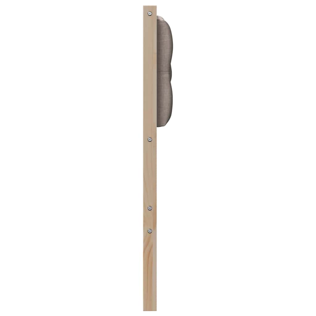 Kopfteil Sonstiges Braun und Taupe 100 cm Massivholz Kiefer