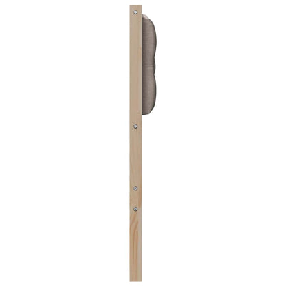 Kopfteil Sonstiges Braun und Taupe 100 cm Massivholz Kiefer