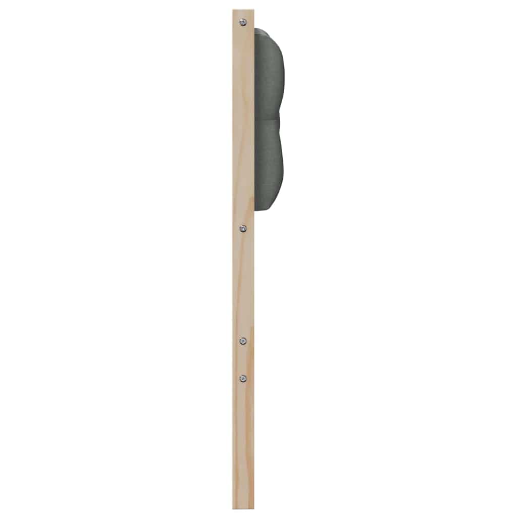 Kopfteil Sonstiges Braun und Dunkelgrau 90 cm Massivholz Kiefer