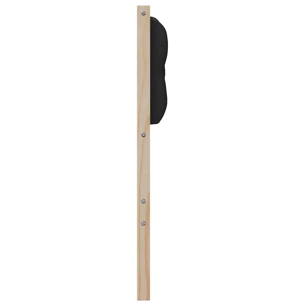 Kopfteil Sonstiges Braun und Schwarz 90 cm Massivholz Kiefer