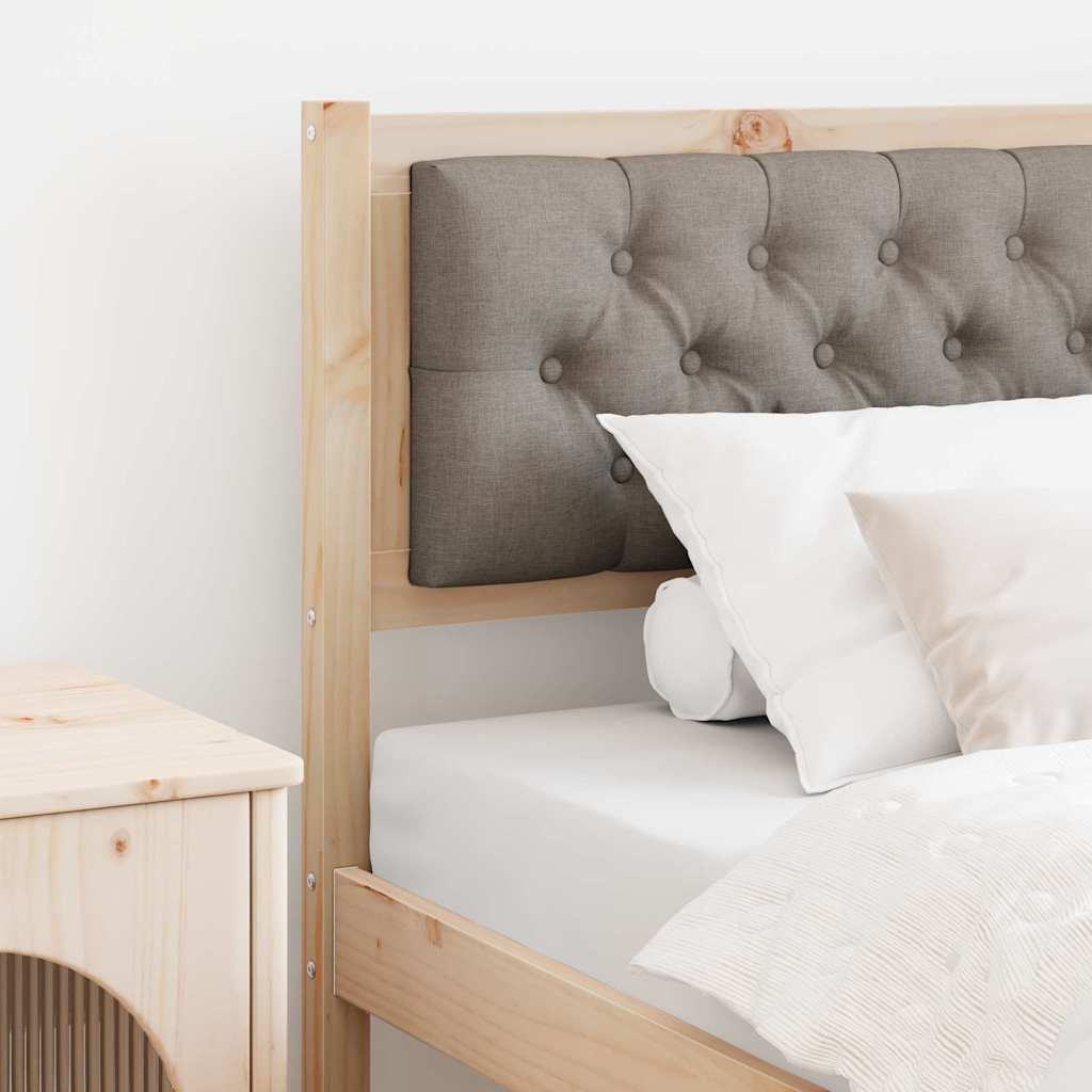 Kopfteil Sonstiges Braun und Taupe 90 cm Massivholz Kiefer