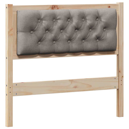 Kopfteil Sonstiges Braun und Taupe 90 cm Massivholz Kiefer