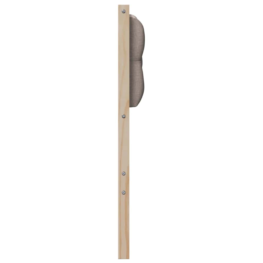 Kopfteil Sonstiges Braun und Taupe 90 cm Massivholz Kiefer