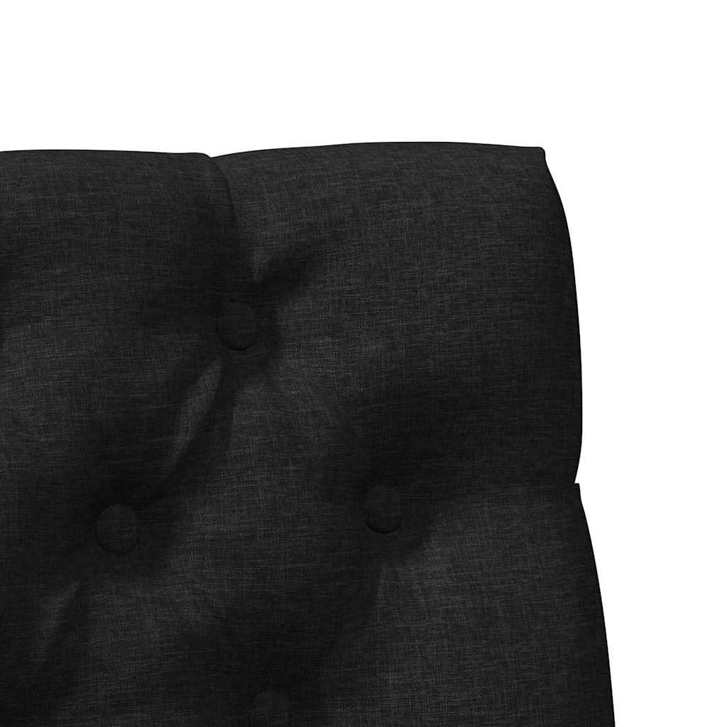 Gepolstertes Kopfteil Schwarz 100 cm Massives Kiefernholz