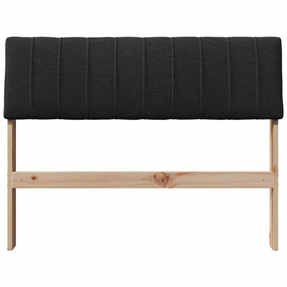 Gepolstertes Kopfteil Schwarz 100 cm Massives Kiefernholz