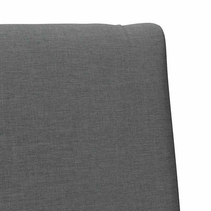 Gepolstertes Kopfteil Dunkelgrau 100 cm Massives Kiefernholz