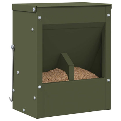 Kaninchenfütterer Olivgrün 20 x 12,5 x 25 cm 3 kg