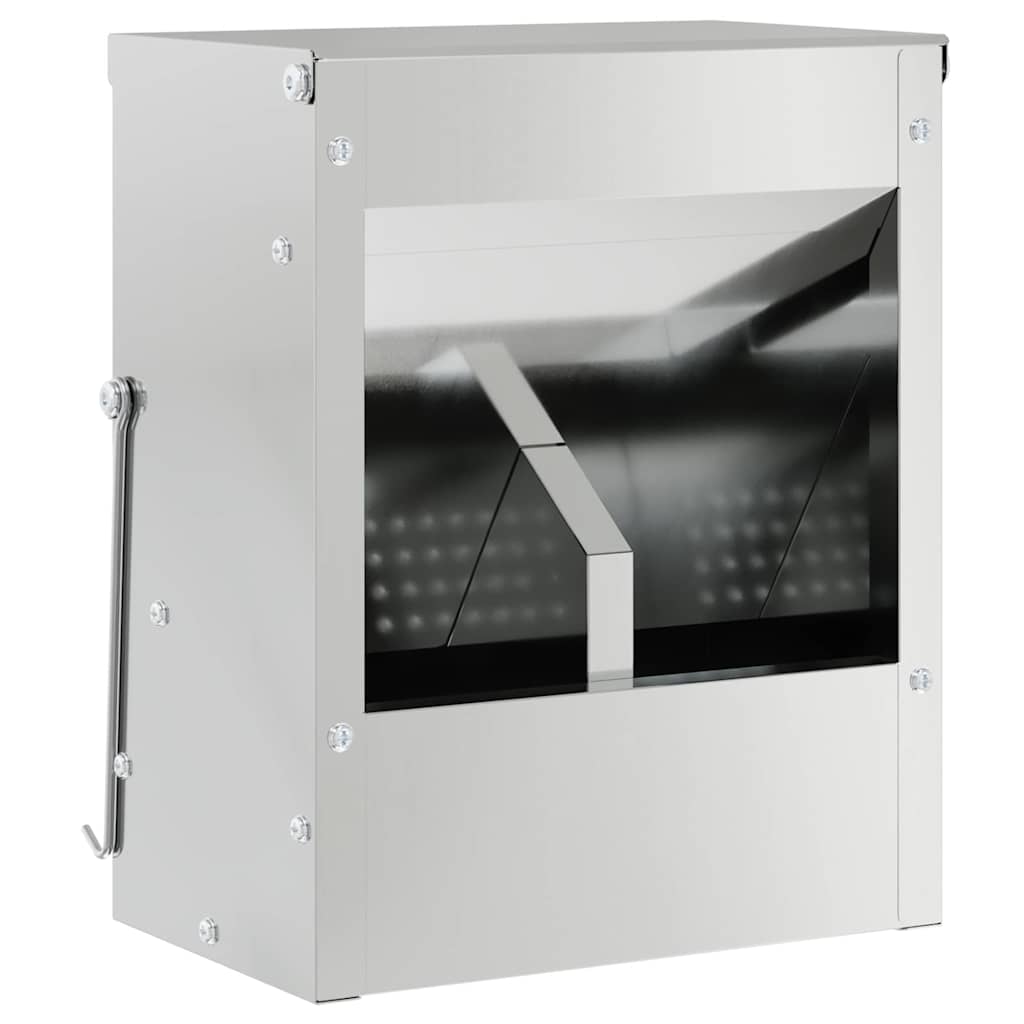 Kaninchenfütterer Silber 20 x 12,5 x 25 cm 3 kg