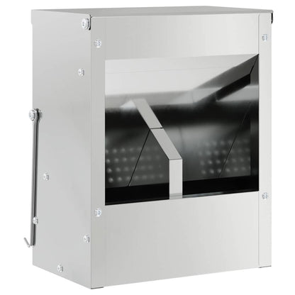 Kaninchenfütterer Silber 20 x 12,5 x 25 cm 3 kg