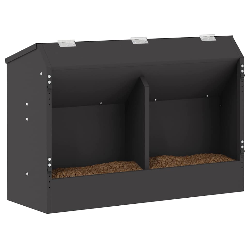 Kaninchenfütterer Schwarz 64,5 x 25,5 x 45,5 cm 6 kg