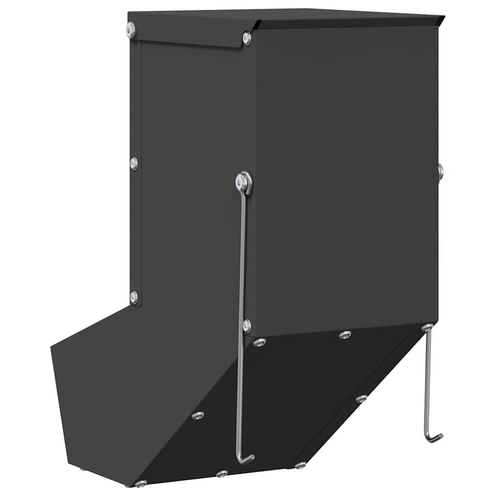 Kaninchenfütterer Schwarz 12,5 x 26 x 28,5 cm 1 kg