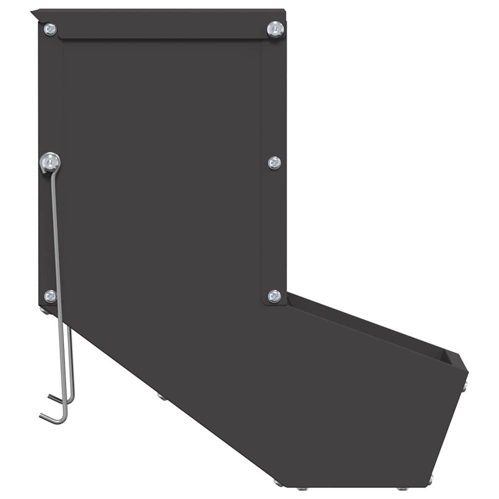 Kaninchenfütterer Schwarz 17,5 x 26 x 28,5 cm 1,5 kg