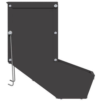 Kaninchenfütterer Schwarz 17,5 x 26 x 28,5 cm 1,5 kg