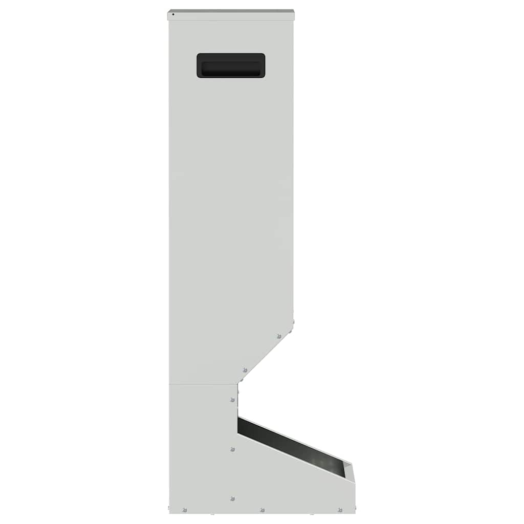 Rehfütterer Silber 28 x 30 x 80 cm 3 kg Verzinkter Stahl