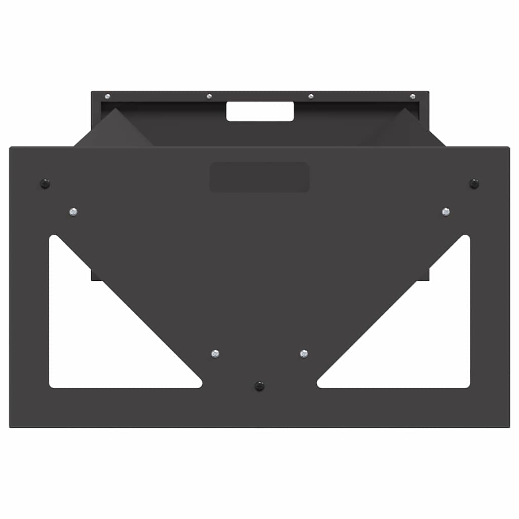 Futtertröge für Nutztiere Schwarz 108 x 50 x 28 cm 10 kg