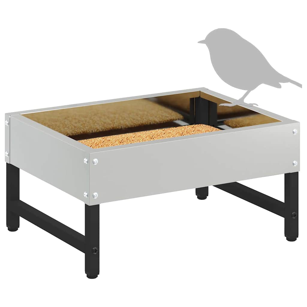 Vogel-Feeder Silber 34 x 26 x 16 cm Verzinkter Stahl
