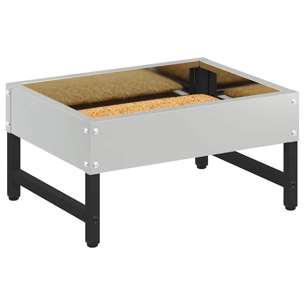 Vogel-Feeder Silber 34 x 26 x 16 cm Verzinkter Stahl