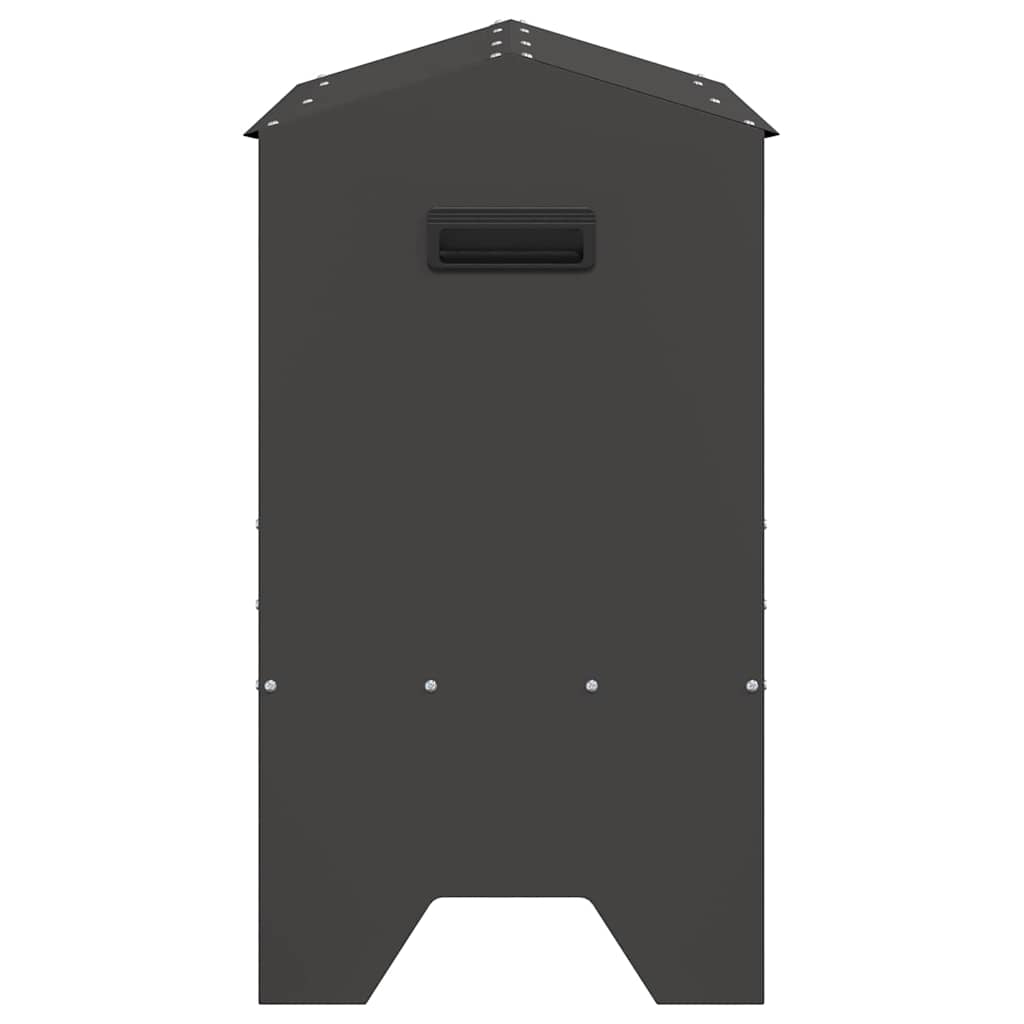 Futtertröge für Nutztiere Schwarz 79 x 35 x 62 cm 15 kg