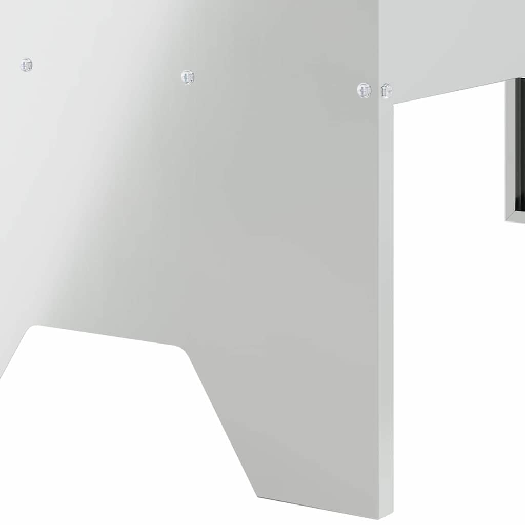 Futtertröge für Nutztiere Silber 79 x 35 x 62 cm 15 kg