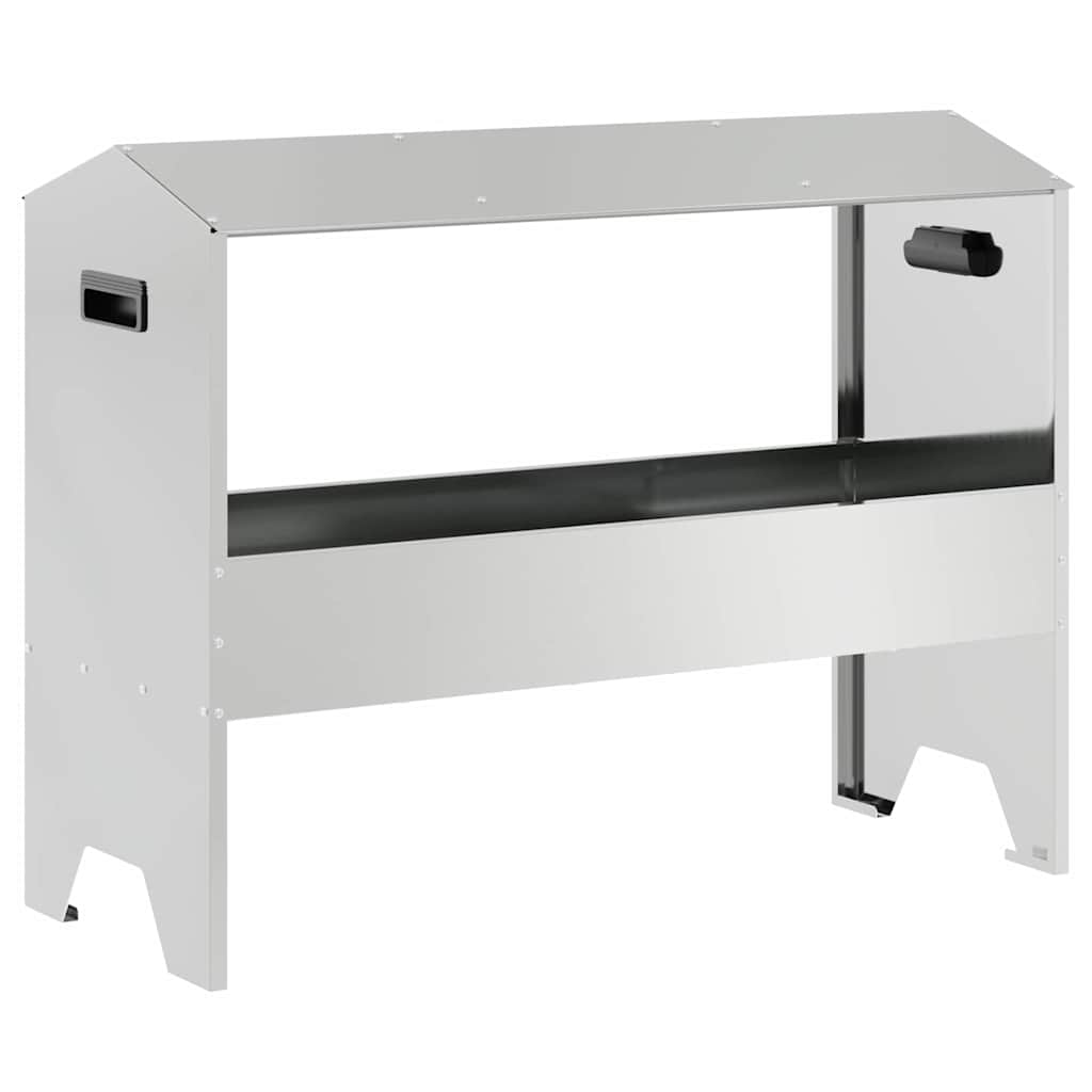 Futtertröge für Nutztiere Silber 79 x 35 x 62 cm 15 kg