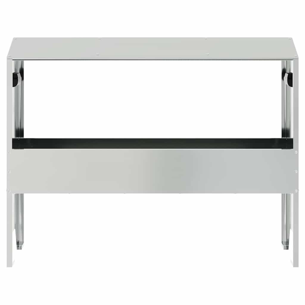 Futtertröge für Nutztiere Silber 79 x 35 x 62 cm 15 kg