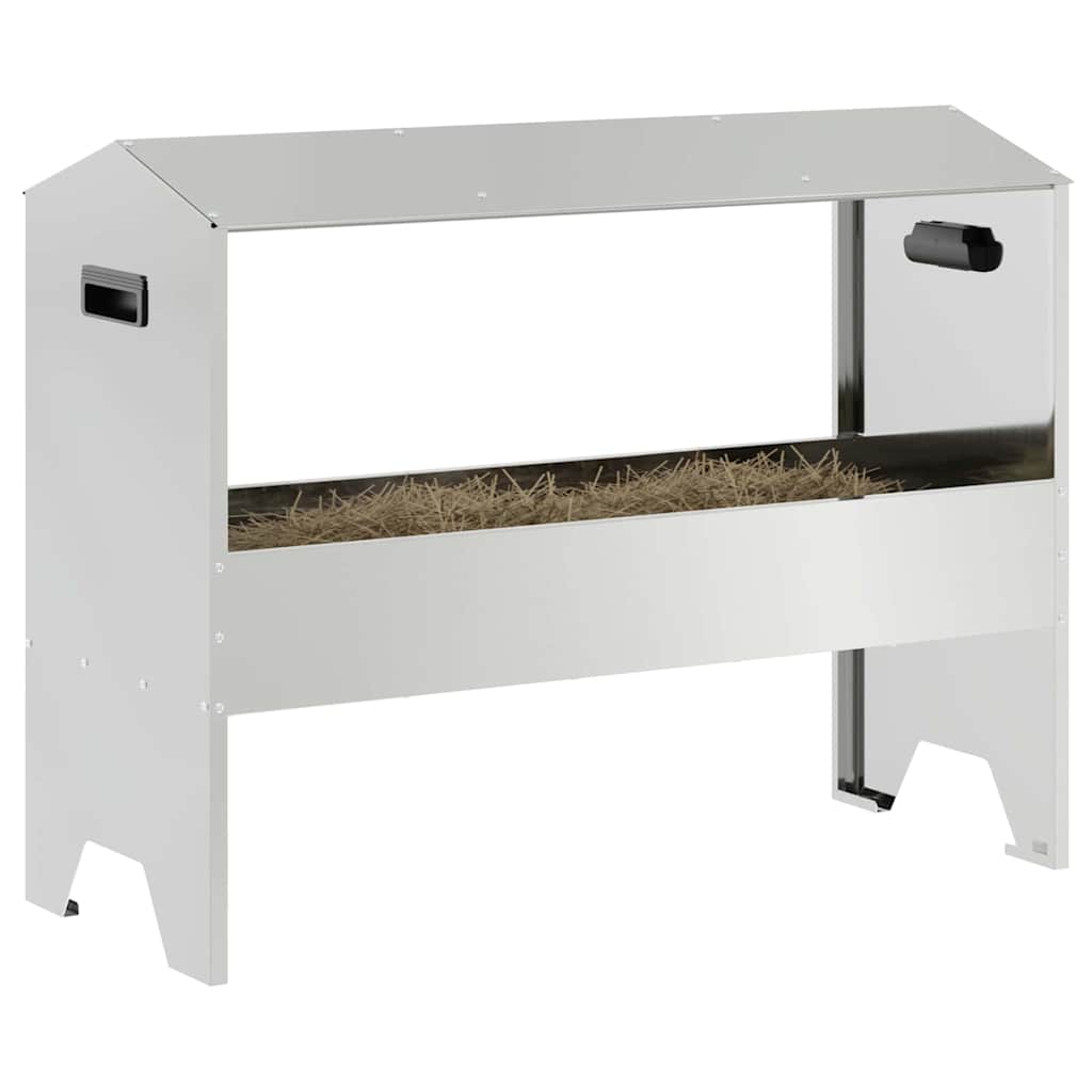 Futtertröge für Nutztiere Silber 79 x 35 x 62 cm 15 kg