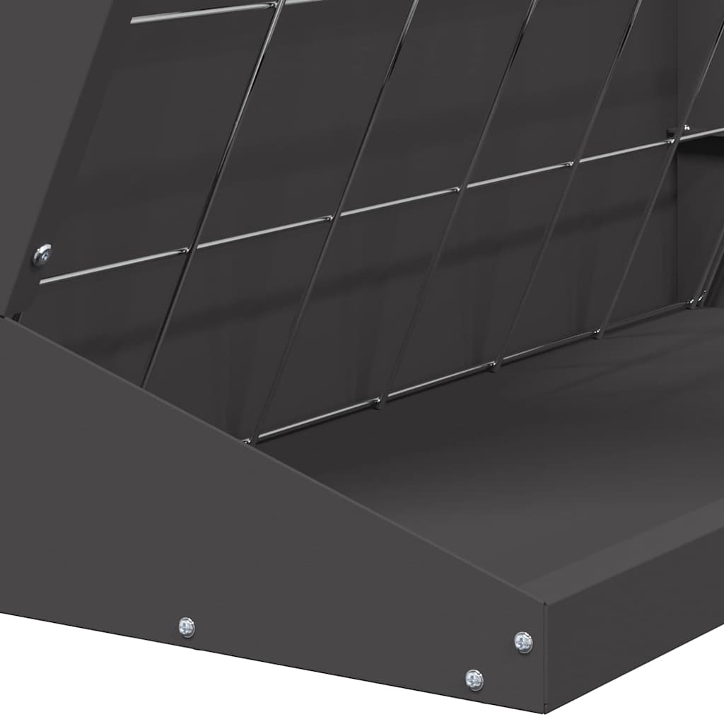 Heu Futterspender Schwarz 71 x 33 x 70 cm 5 kg