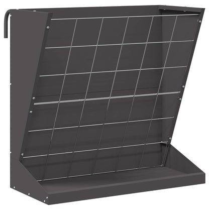 Heu Futterspender Schwarz 71 x 33 x 70 cm 5 kg