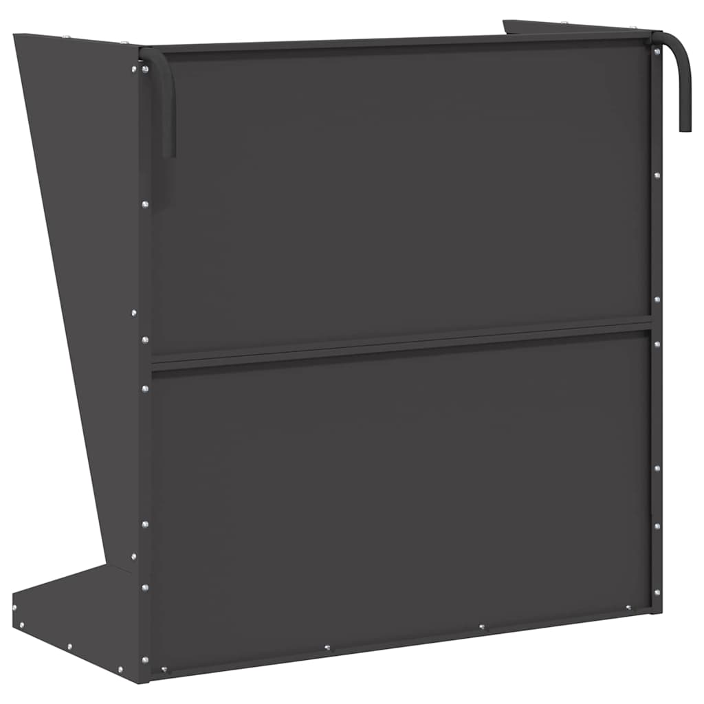 Heu Futterspender Schwarz 71 x 33 x 70 cm 5 kg