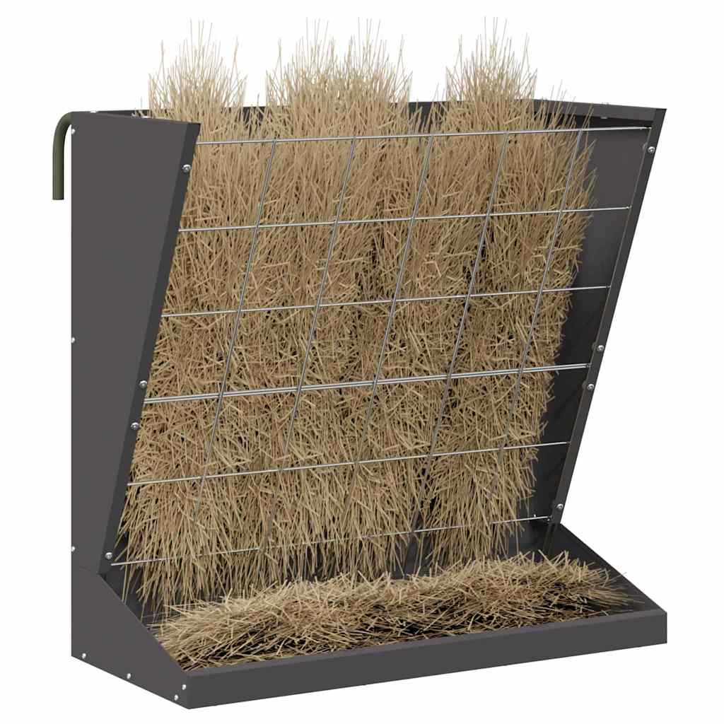 Heu Futterspender Schwarz 71 x 33 x 70 cm 5 kg