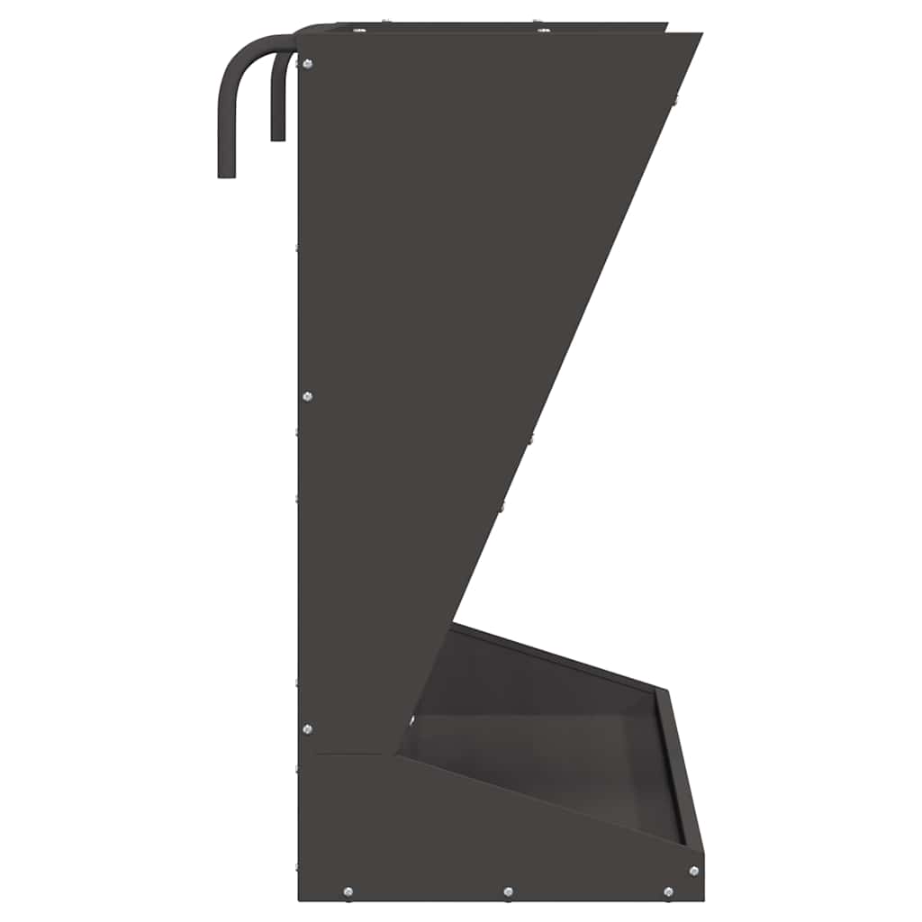 Heu Futterspender Schwarz 71 x 33 x 70 cm 5 kg