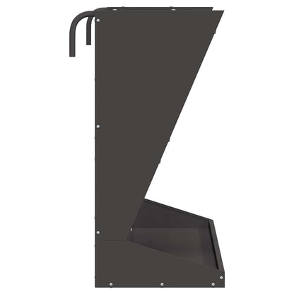 Heu Futterspender Schwarz 71 x 33 x 70 cm 5 kg