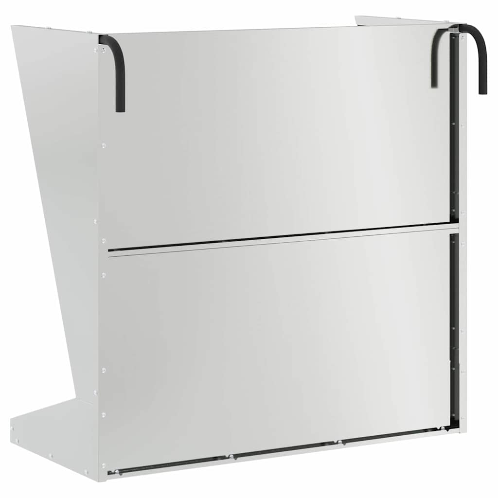 Heu Futterspender Silber 71 x 33 x 70 cm 5 kg Verzinkter Stahl