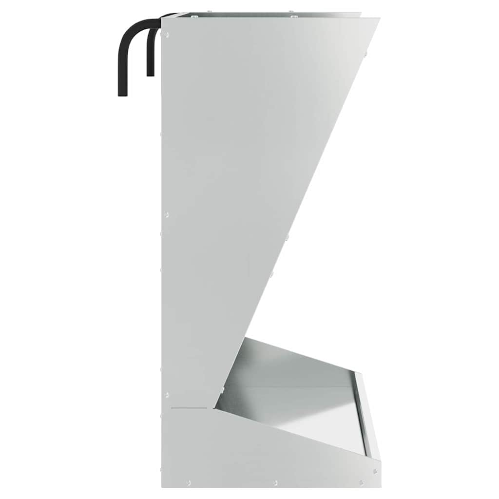 Heu Futterspender Silber 71 x 33 x 70 cm 5 kg Verzinkter Stahl