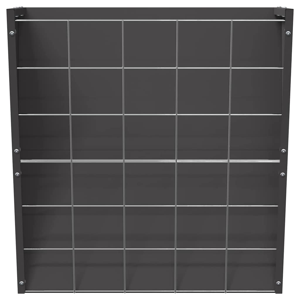 Hängender Heufutterspender Schwarz 61 x 33 x 66 cm 5 kg