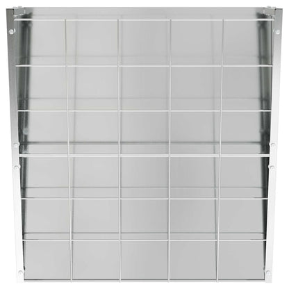 Hängender Heufutterspender Silber 61 x 33 x 66 cm 5 kg