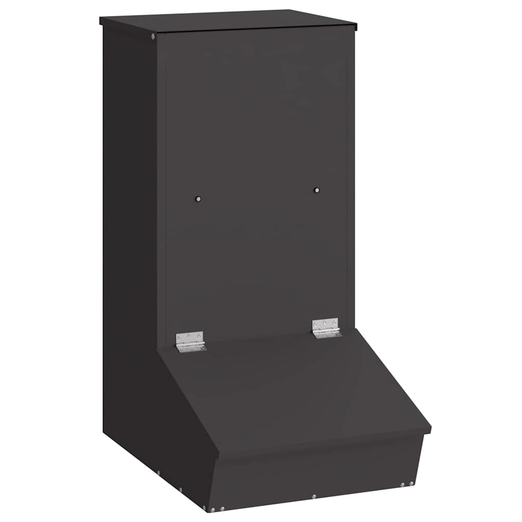 Schweinfutterspender Schwarz 55 x 38 x 76 cm 20 kg