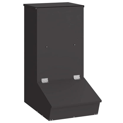 Schweinfutterspender Schwarz 55 x 38 x 76 cm 20 kg