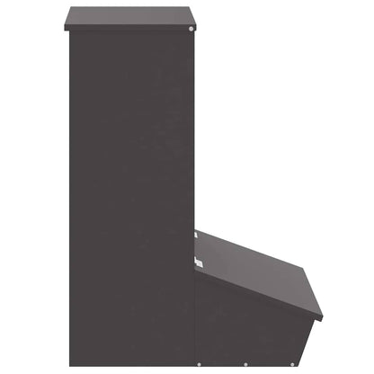 Schweinfutterspender Schwarz 55 x 38 x 76 cm 20 kg