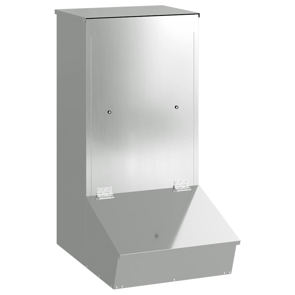 Schweinfutterspender Silber 55 x 38 x 76 cm 20 kg
