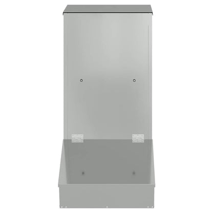 Schweinfutterspender Silber 55 x 38 x 76 cm 20 kg
