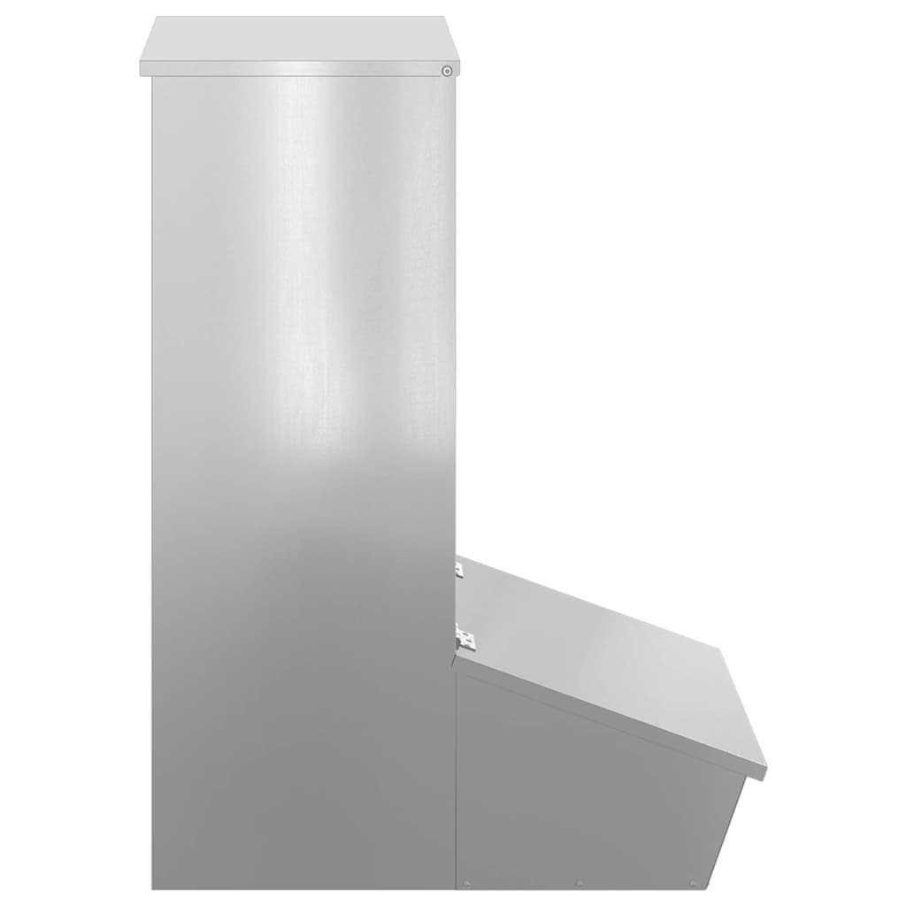 Schweinfutterspender Silber 55 x 38 x 76 cm 20 kg