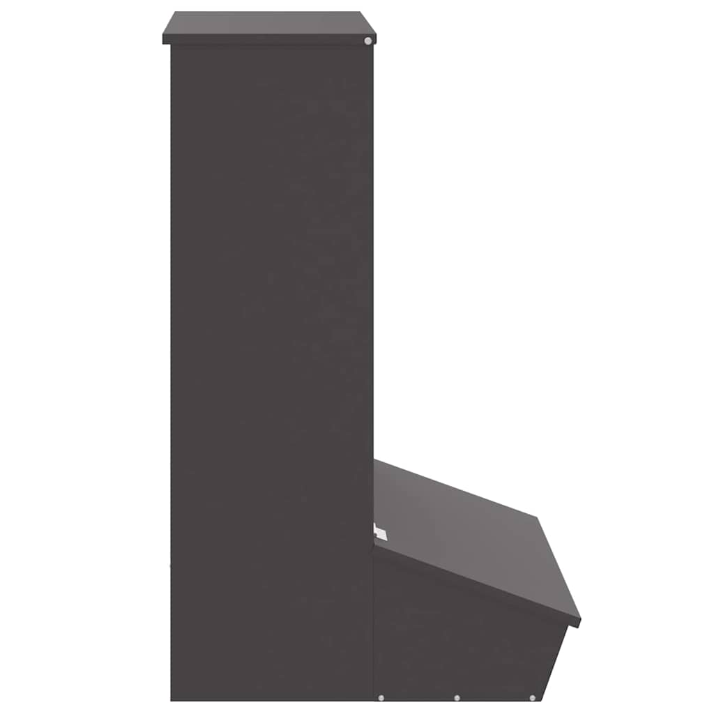 Schweinfutterspender Schwarz 55 x 51 x 91,5 cm 20 kg